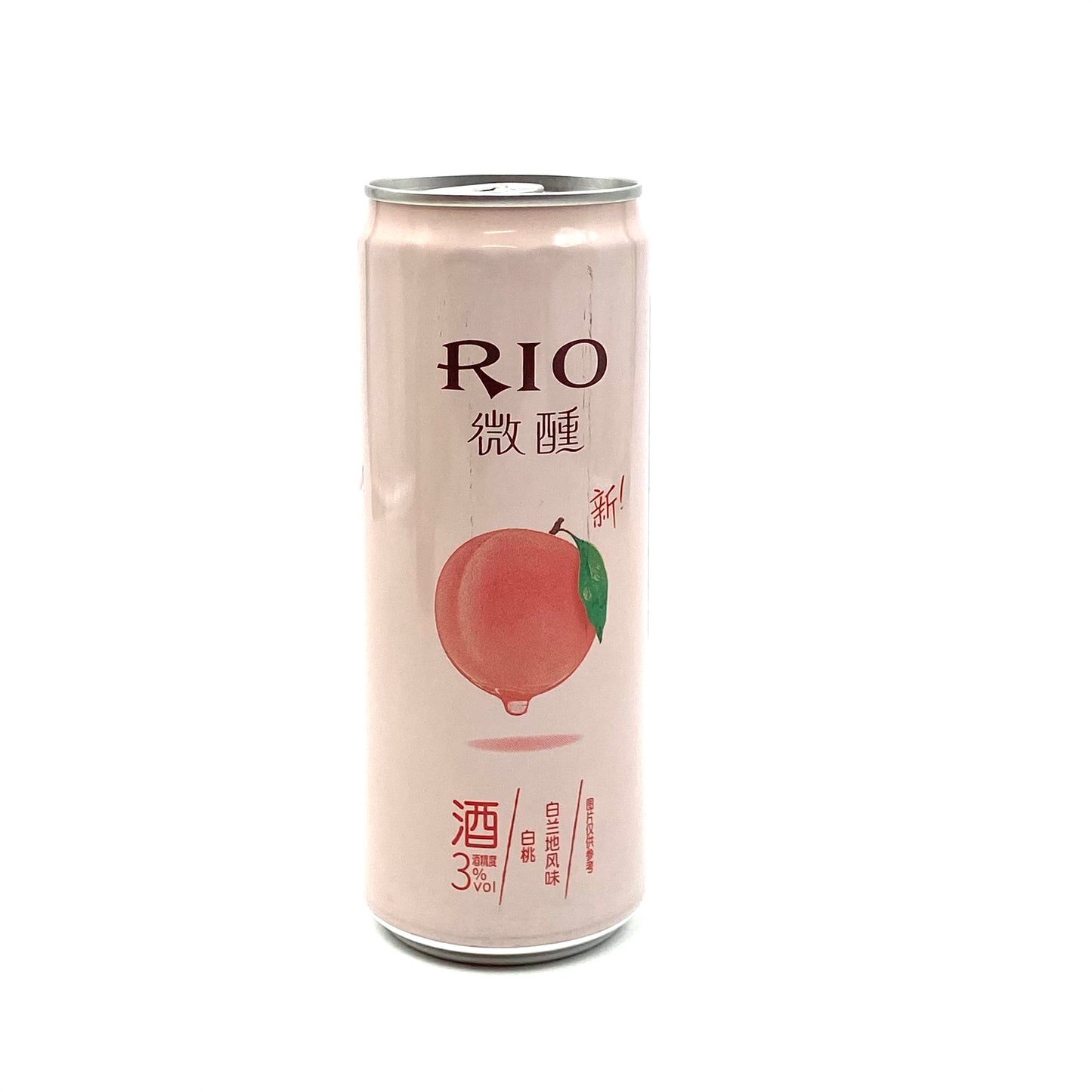 RIO Alcoholic White Peach Brandy alc.3% 330ml 鸡尾酒（白桃白兰地）