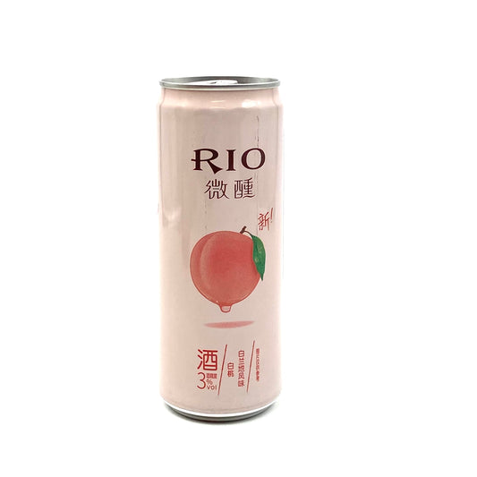 RIO Alcoholic White Peach Brandy alc.3% 330ml 鸡尾酒（白桃白兰地）