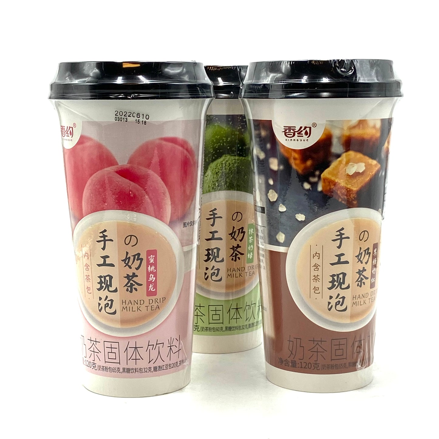 XY milk tea al pesca e oolong 120g 香约奶茶 蜜桃乌龙