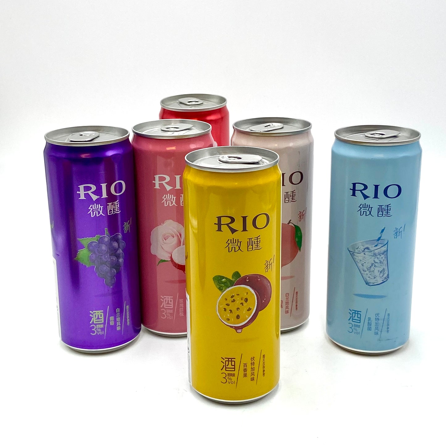 RIO Alcoholic Litchi Pink alc.3% 330ml 鸡尾酒（玫瑰荔枝）