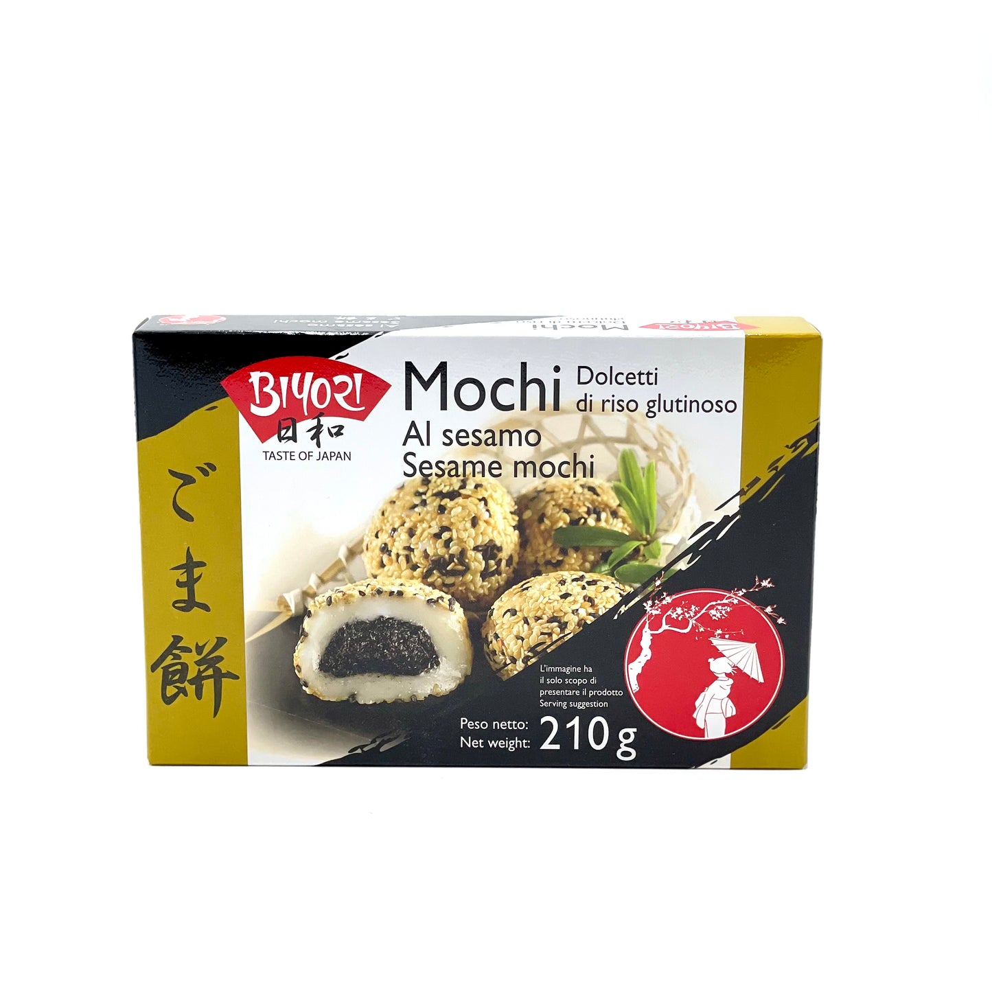 Biyori Mochi al Sesamo 210g 日和　ごま餅