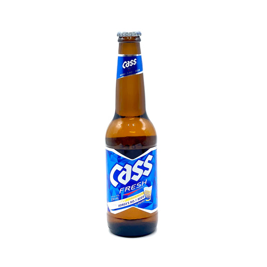 Cass Birra Bottle. alc.4.5% 330ml