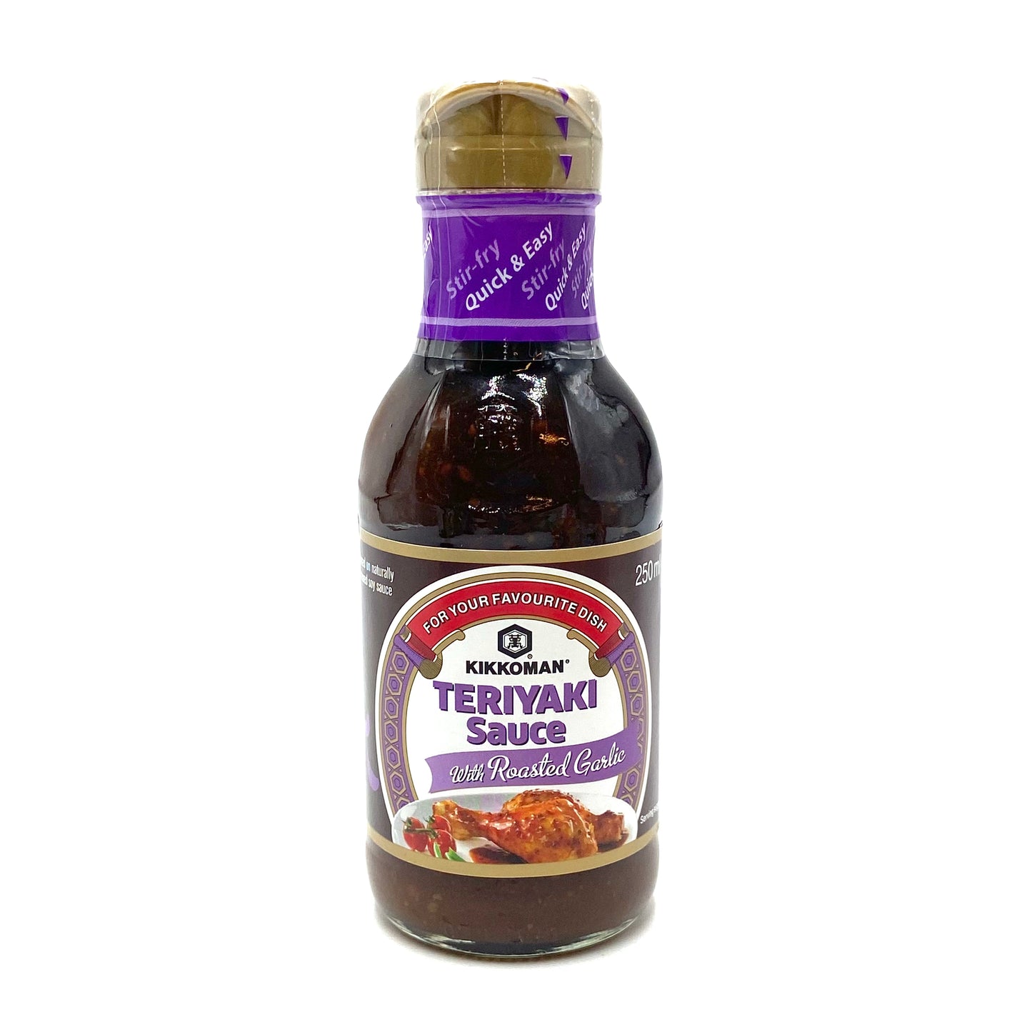 Kikkoman Teriyaki BBQ Sauce with Roasted Garlic 250ml キッコーマン照り焼きBBQソース　ローストガーリック風味