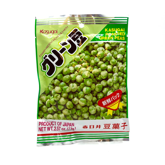 Kasugai Wasabi Green Mame 73g 春日井绿豆零食 芥末