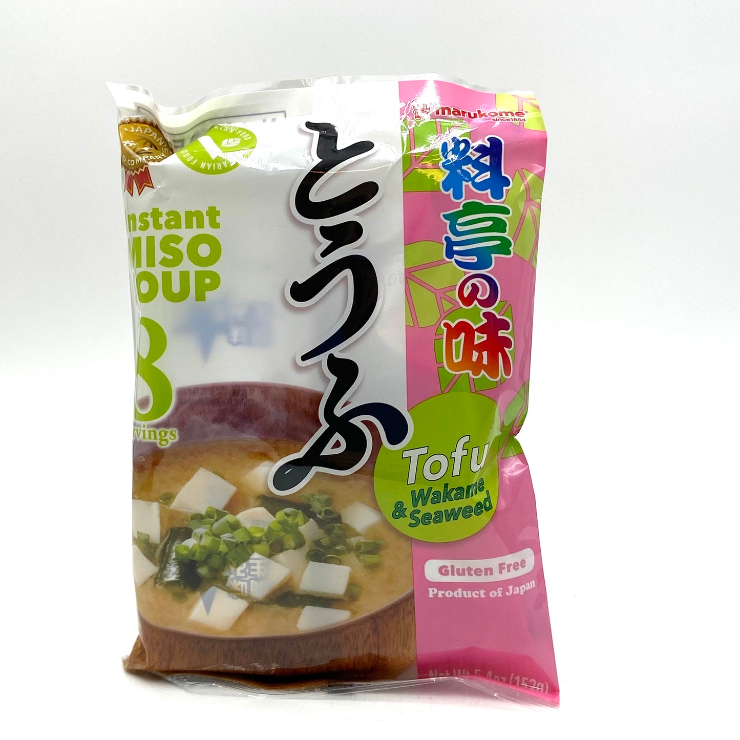 Marukome inst Miso Tofu and Wakame 153g (8pcs)