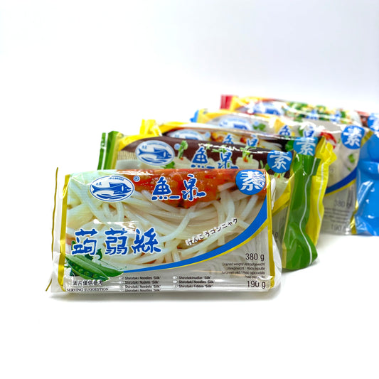 Fishwell Shirataki Noodles Silk 380g 鱼泉魔芋丝