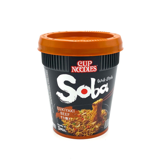 Nissin cup Soba Sukiyaki Beef 180g 日清カップ焼きそば すき焼き