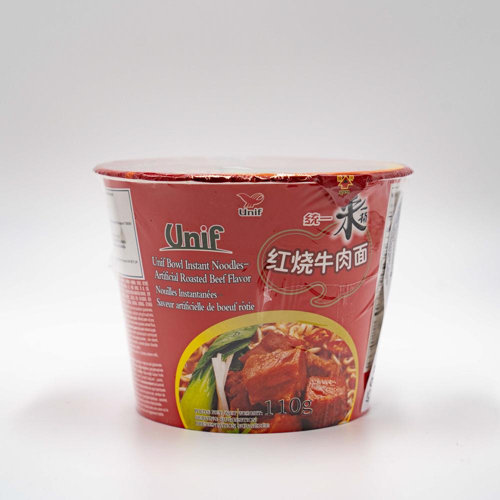 Unif cup Nds con Manzo/Roasted Beef 110g 来一桶红烧牛肉面