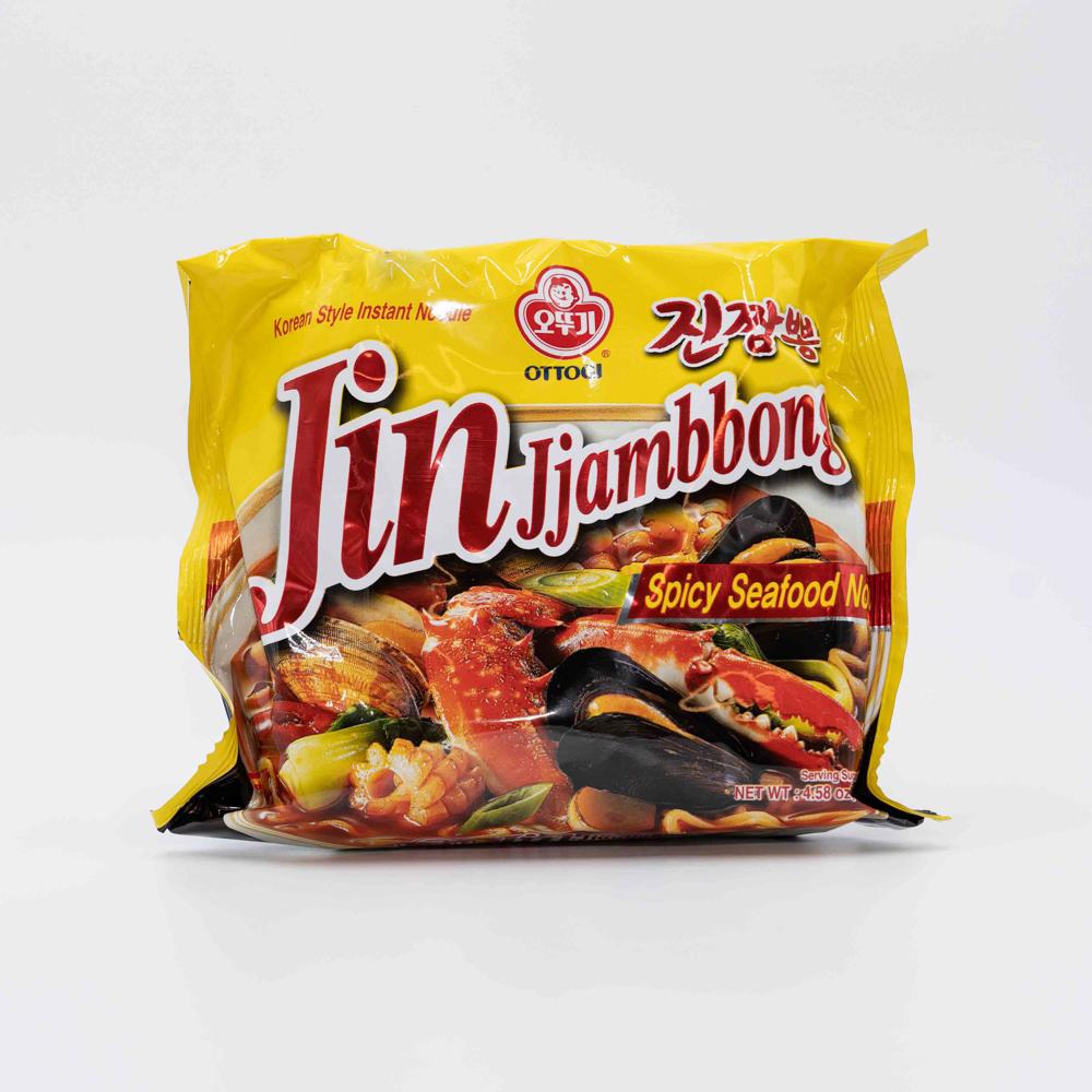 Ottogi Jin Jjampong Spicy Seafood Noodle 130g