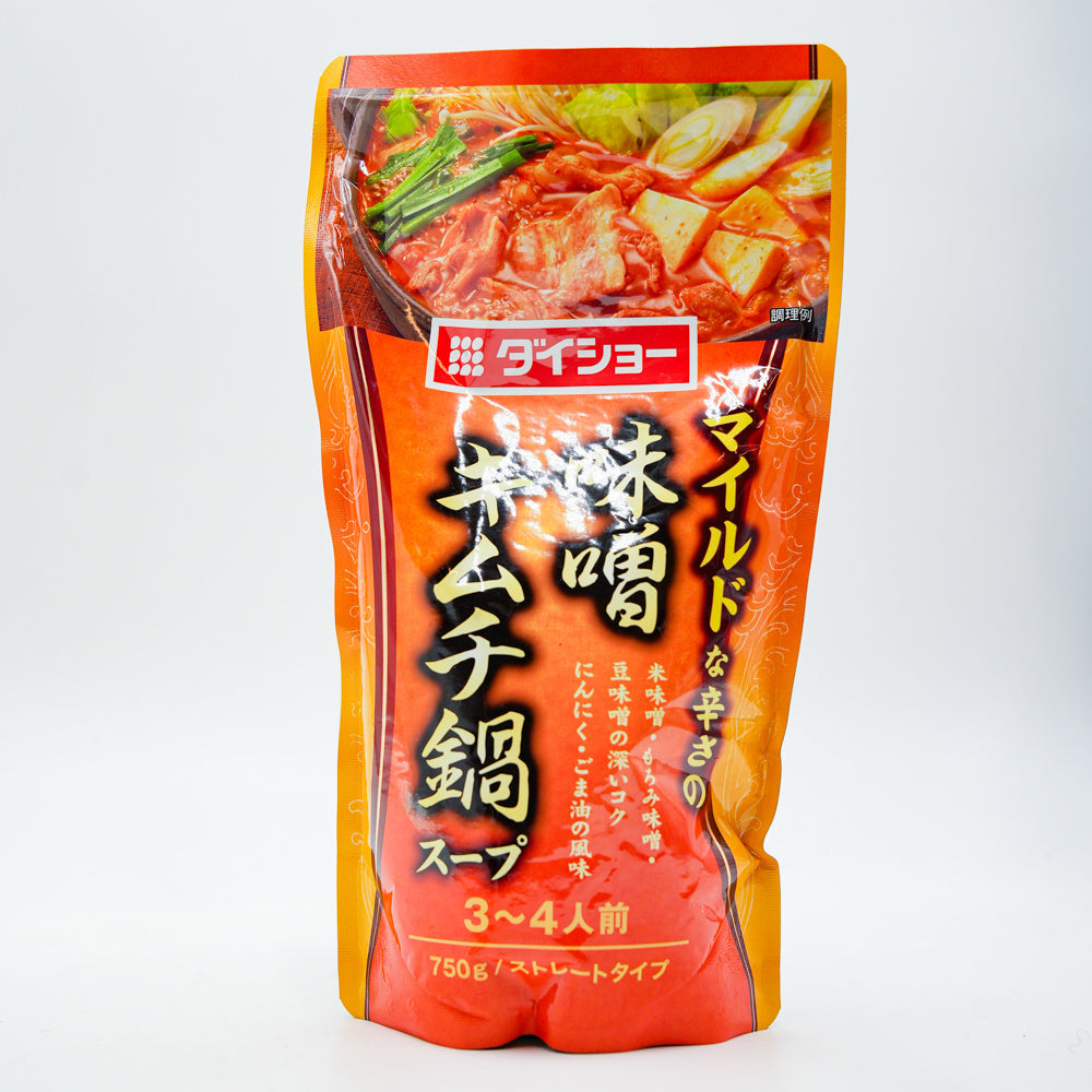 Daisho Soup Base Miso Kimchi 750g ダイショー 味噌キムチ鍋スープ 3〜4人前