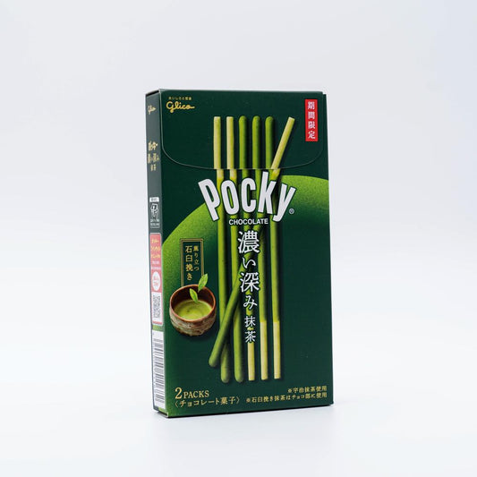 Glico Pocky Double Rich Matcha 61.2g グリコポッキー　濃い深み抹茶