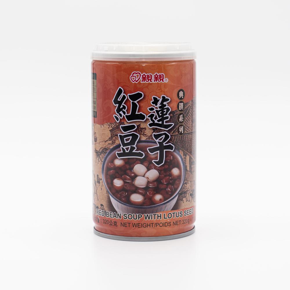 ChinChin canned Fagioli Azuki con Semi di Lotus 320g 亲亲红豆莲子羹