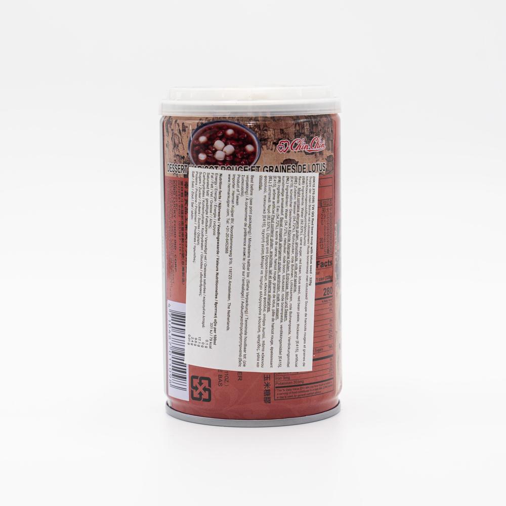 ChinChin canned Fagioli Azuki con Semi di Lotus 320g 亲亲红豆莲子羹