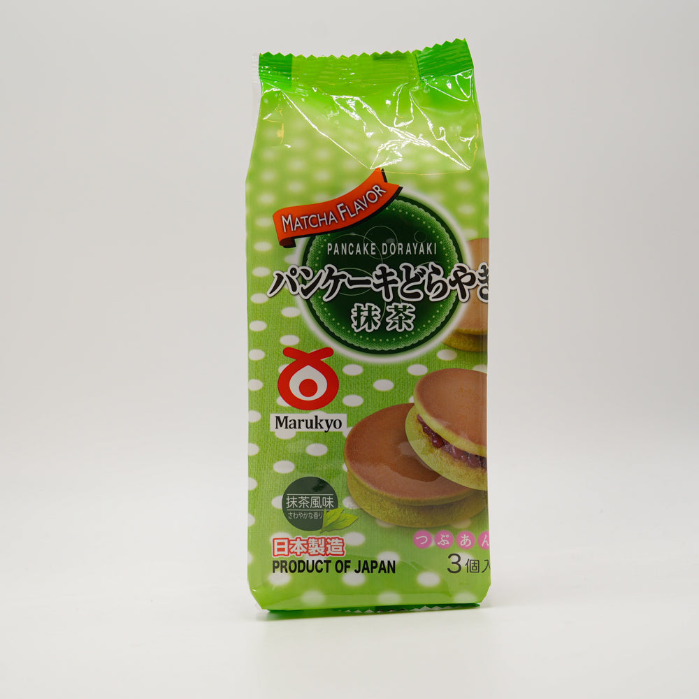 Marukyo Pancake Dorayaki Matcha 3pz 150g パンケーキどら焼き　抹茶