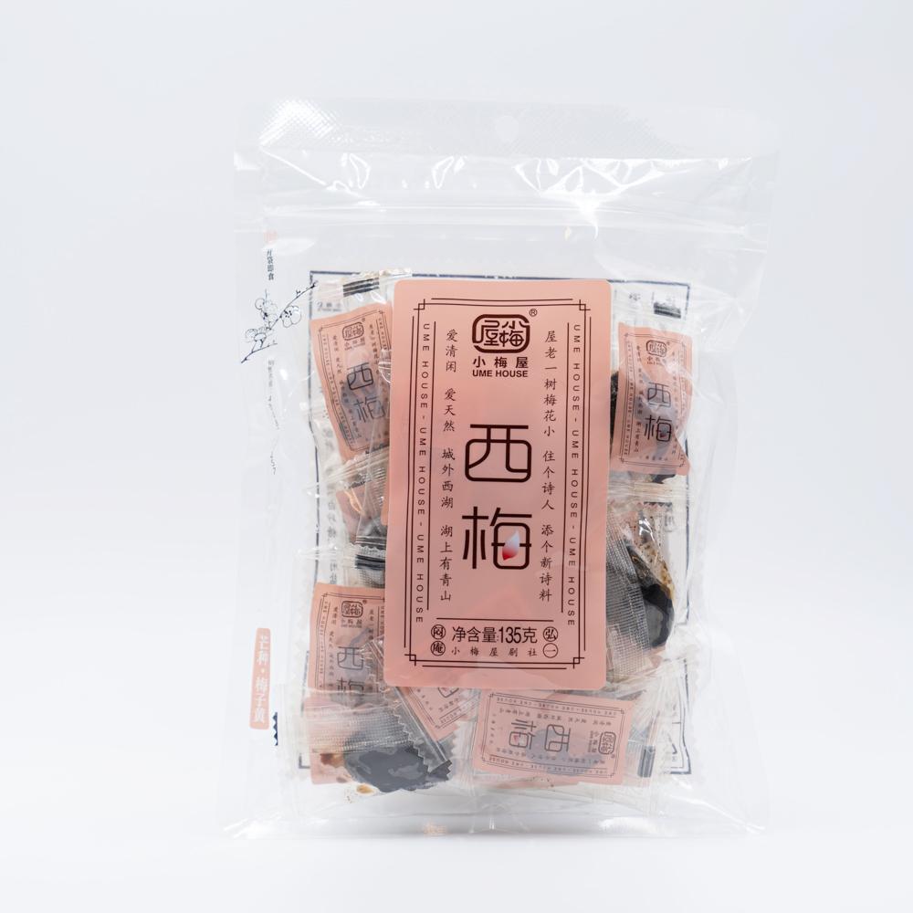 XMW prugna aromatizzate con zucchero ed edulcorante 135g 小梅屋西梅
