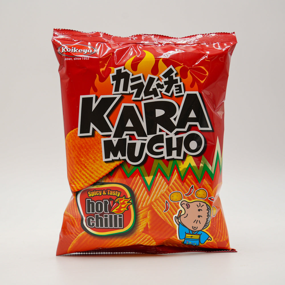 Karamucho Hot Chilli Ridge Cut Chips 60g 湖池屋カラムーチョ