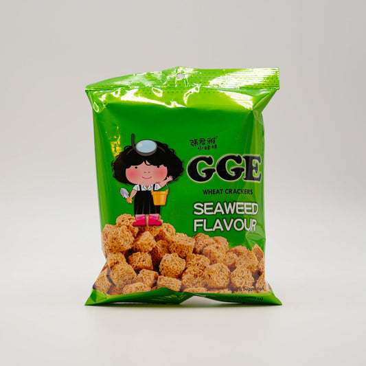 GGE Cracker di riso alghe 张君雅小妹妹干脆面海苔味180g
