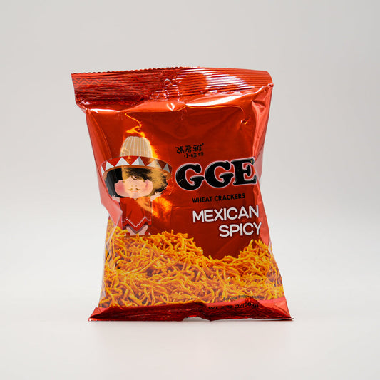 GGE Cracker di riso piccante Mexicano 80g 张君雅小妹妹干脆面墨西哥香辣味