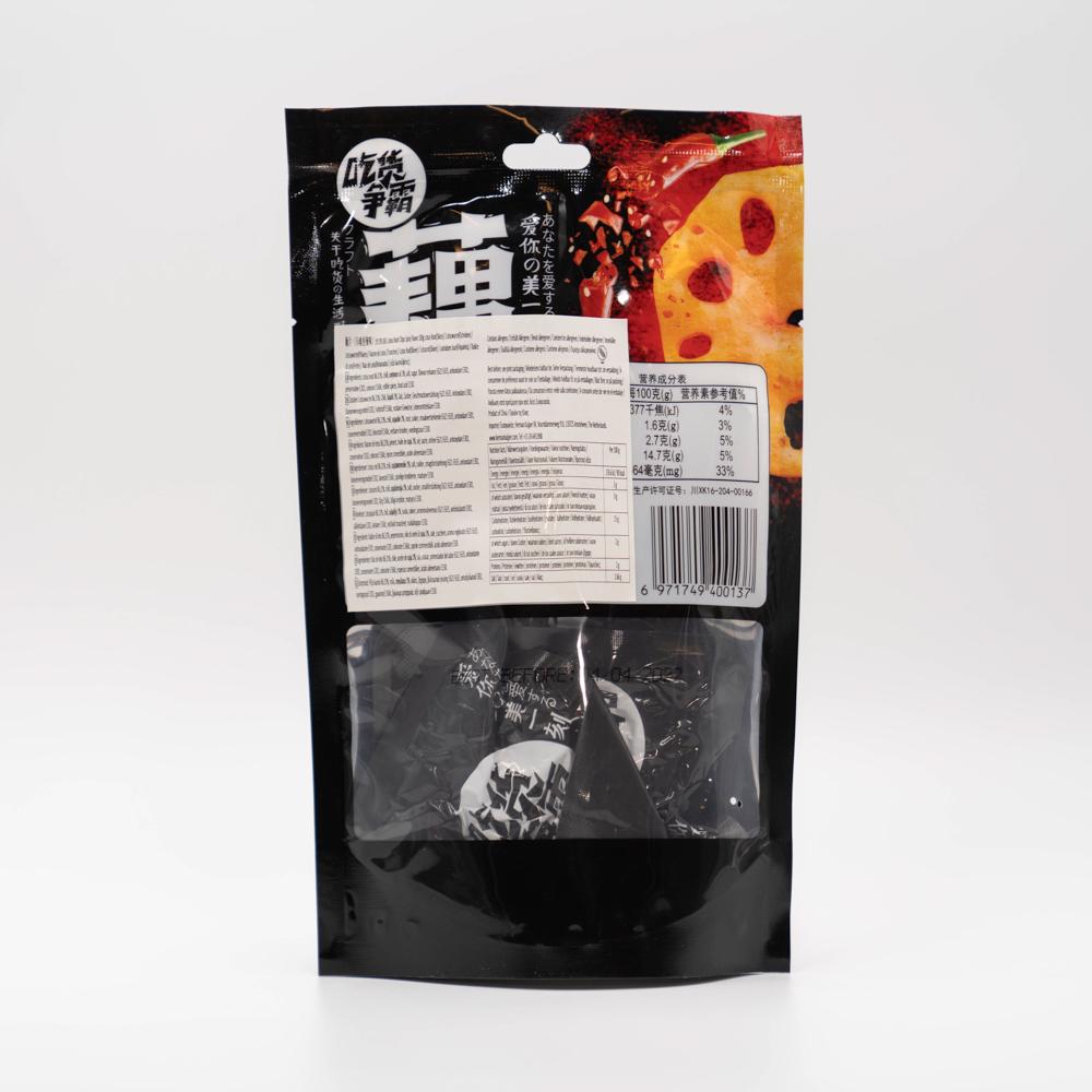 Yumei spicy lotus root chips 100g 与美藕片 川魂香辣