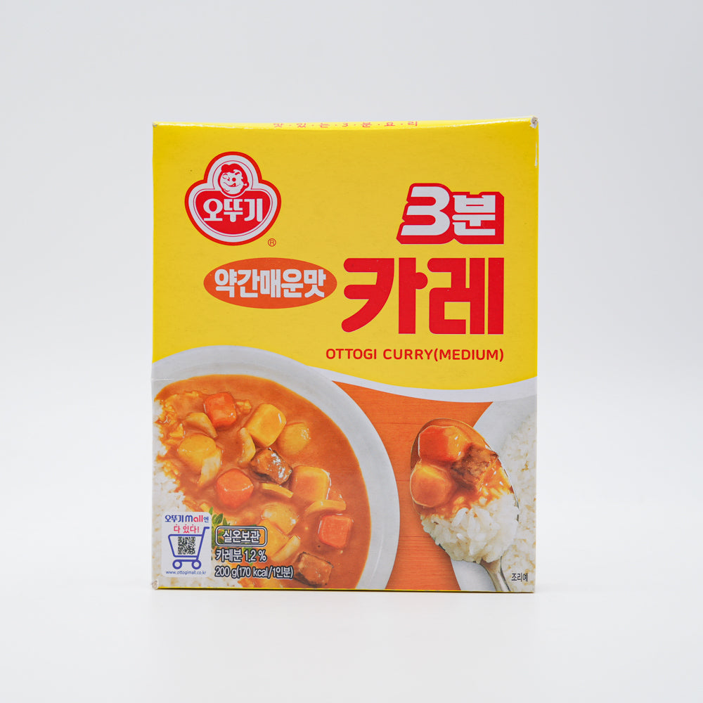 Ottogi 3 Mins Curry Medium Hot 200g