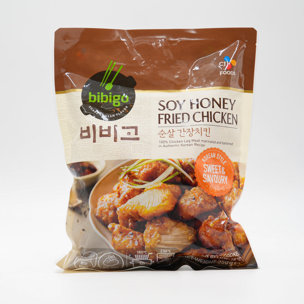 CJ Bibigo Soy Honey Fried Chichekn 350g ❄️ 비비고 순살 간장치킨