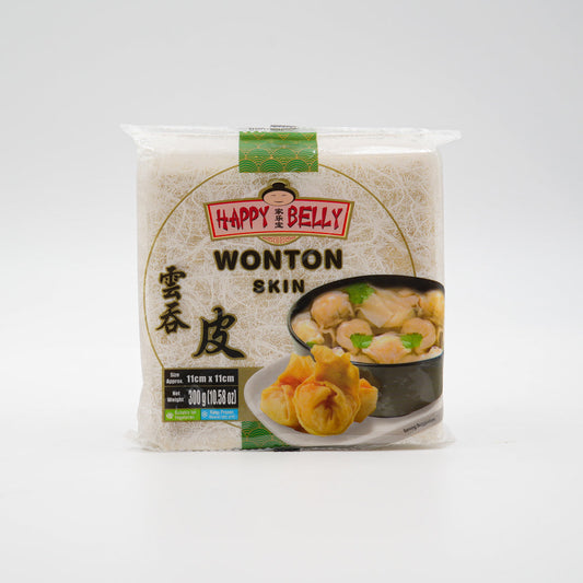 Happy Belly Wonton Sheets 90mm 300g ❄️